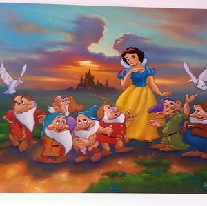 Snow White canvas print wall art